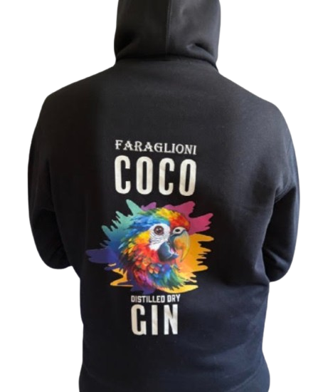 Felpa con cappuccio Faraglioni Coco Gin